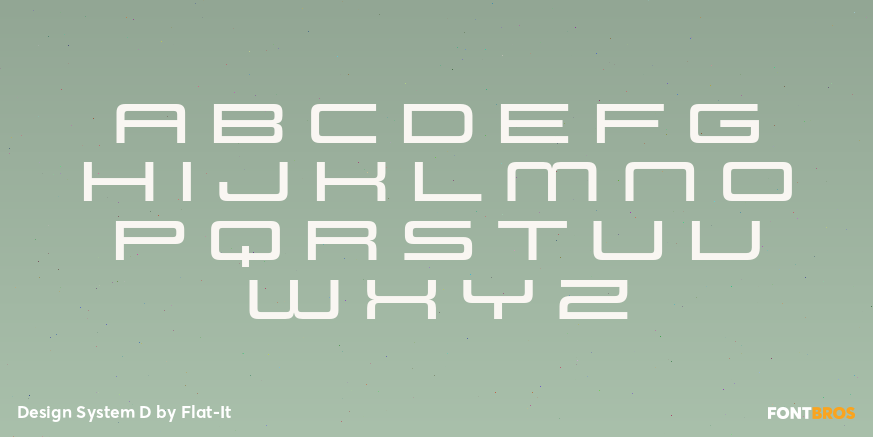 Design System D Font Poster #1