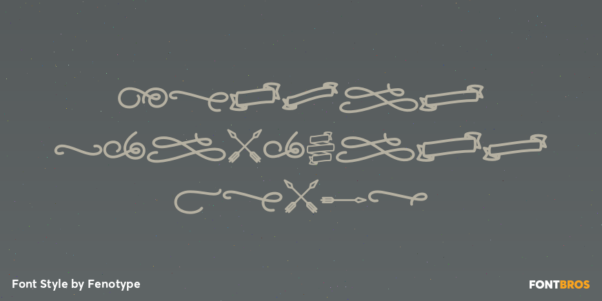 Alfons Ornaments Black Poster