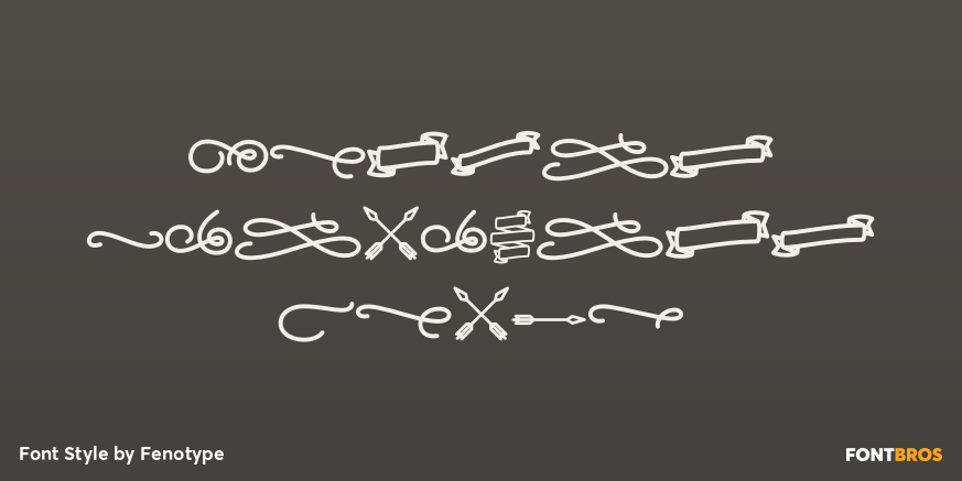 Alfons Ornaments Black Poster