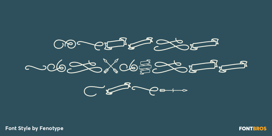 Alfons Ornaments Bold Poster