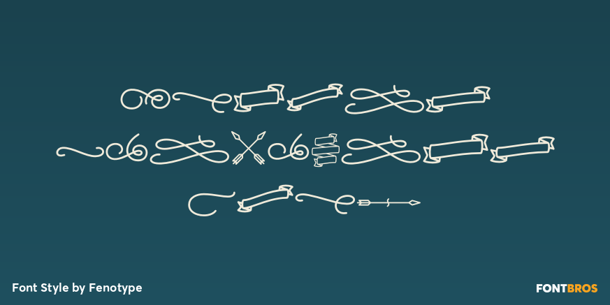 Alfons Ornaments Bold Poster