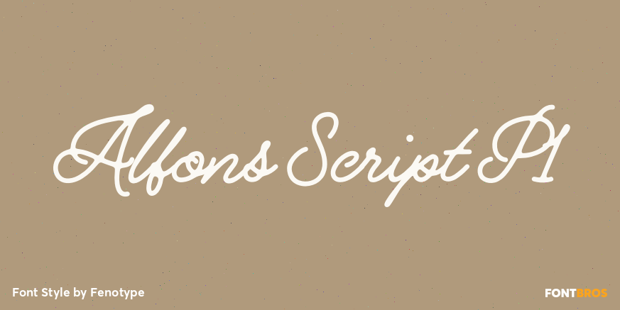 Alfons Script P1 Poster