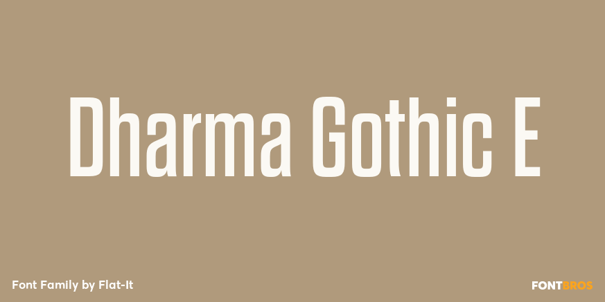 Dharma Gothic E Font Poster #1