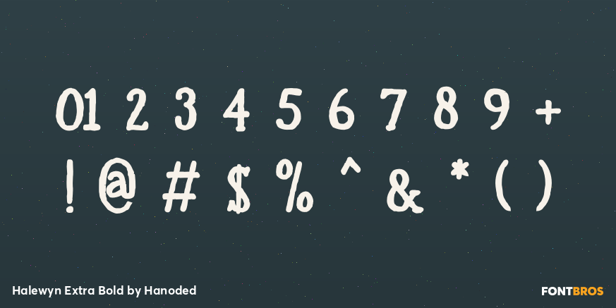Halewyn Extra Bold Font Poster #4