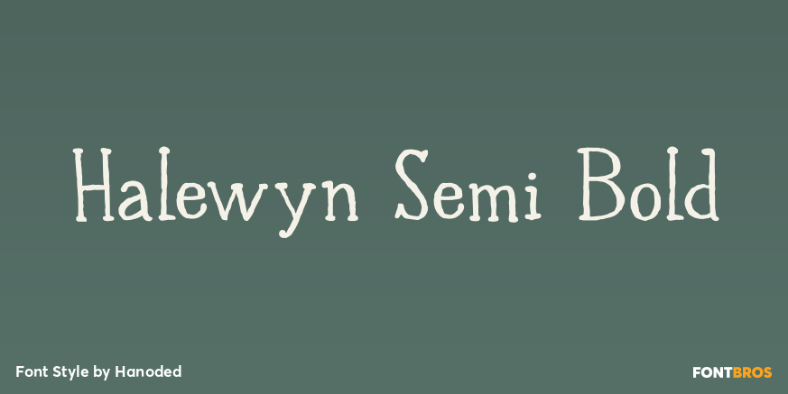 Halewyn Semi Bold Font Poster #1
