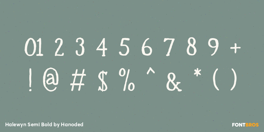 Halewyn Semi Bold Font Poster #1