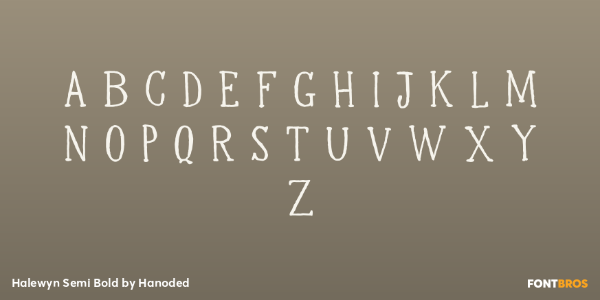 Halewyn Semi Bold Font Poster #1