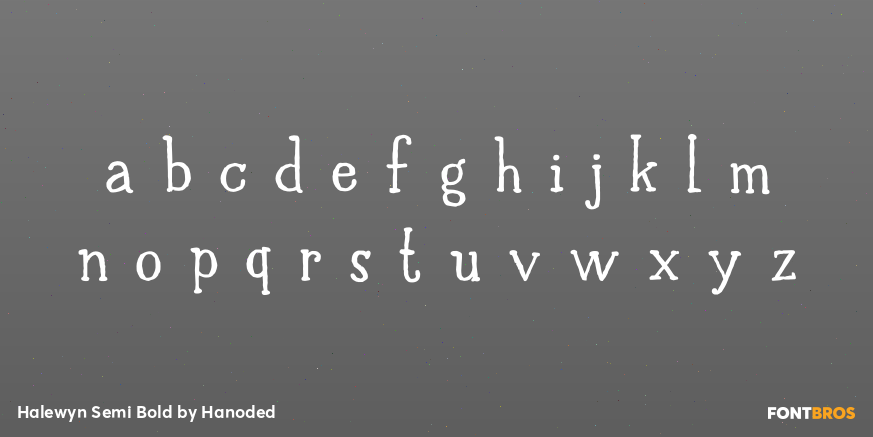 Halewyn Semi Bold Font Poster #1