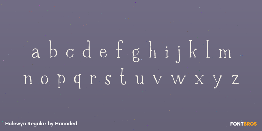 Halewyn Regular Font Poster #3