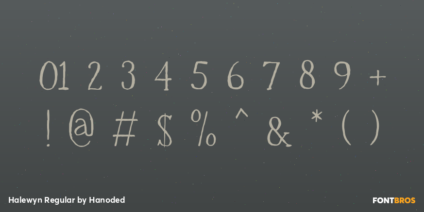 Halewyn Regular Font Poster #4