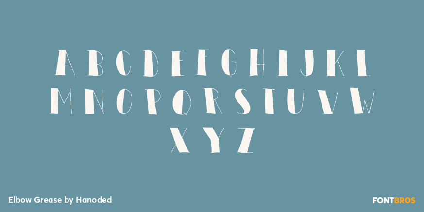 Elbow Grease Font Poster #2