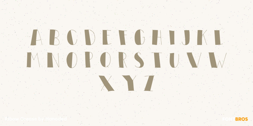 Elbow Grease Font Poster #3