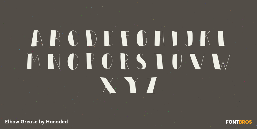 Elbow Grease Font Poster #3