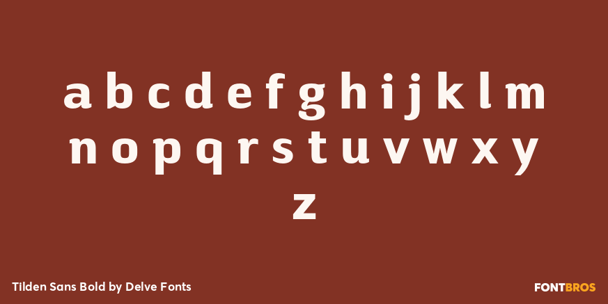 Tilden Sans Bold Font Poster #1