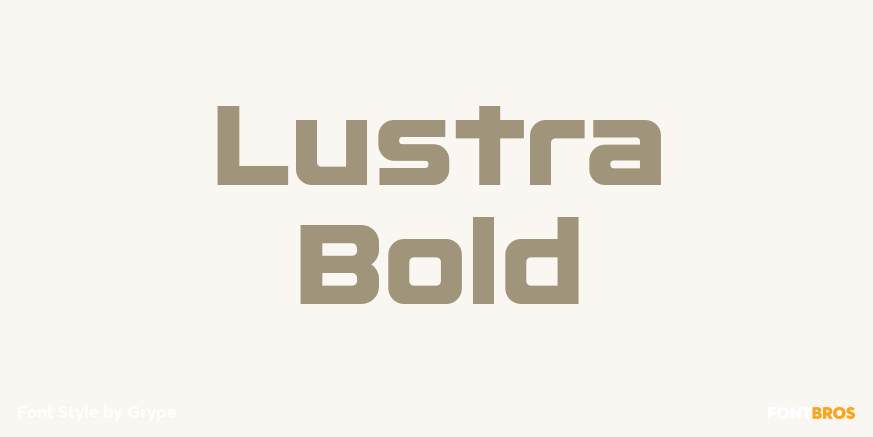 Lustra Bold Poster