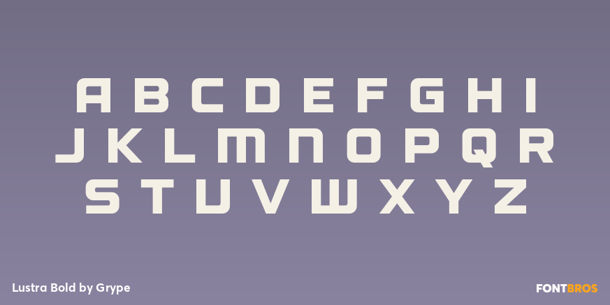 Lustra Bold Font Poster #2