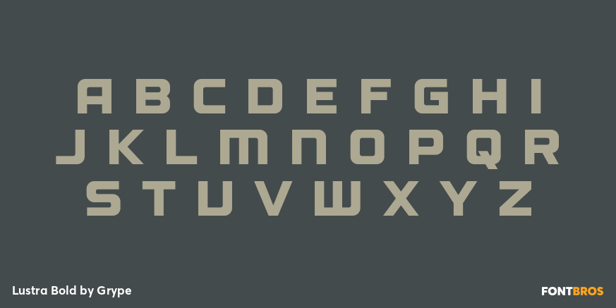 Lustra Bold Font Poster #1