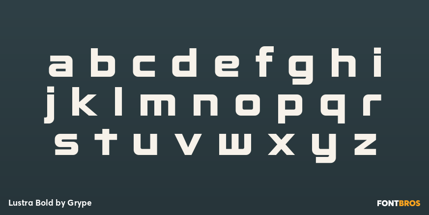 Lustra Bold Font Poster #1