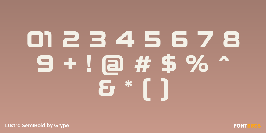 Lustra SemiBold Font Poster #1