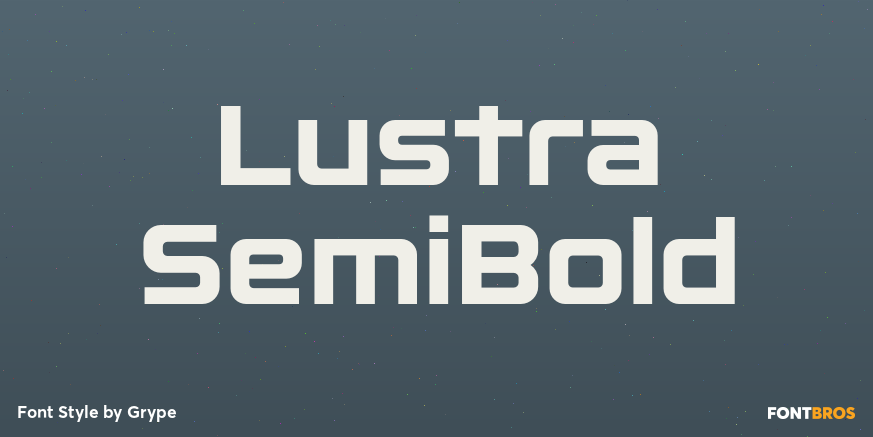 Lustra SemiBold Font Poster #1