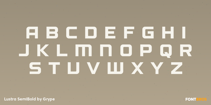 Lustra SemiBold Font Poster #2