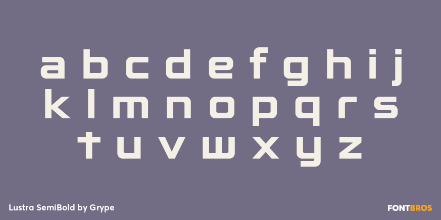 Lustra SemiBold Font Poster #3