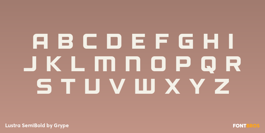 Lustra SemiBold Font Poster #1