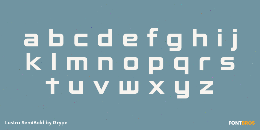 Lustra SemiBold Font Poster #1