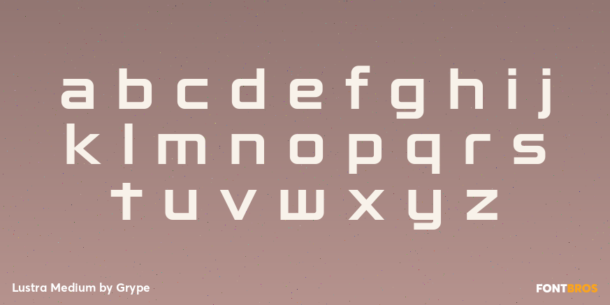 Lustra Medium Font Poster #3