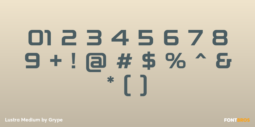 Lustra Medium Font Poster #4