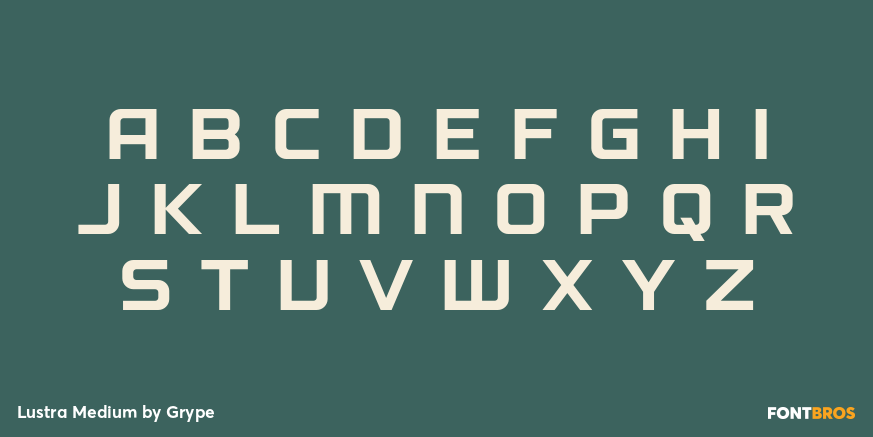 Lustra Medium Font Poster #1