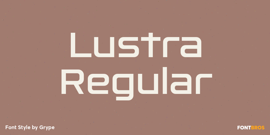 Lustra Regular Font Poster #1
