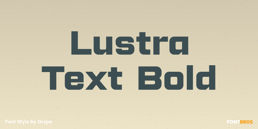 Lustra Text Bold Poster