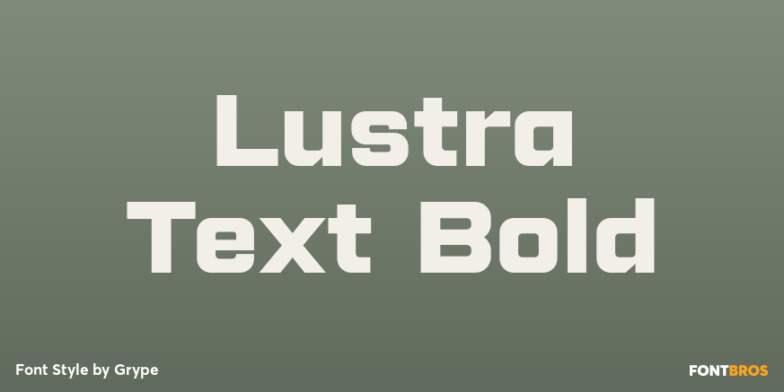 Lustra Text Bold Poster