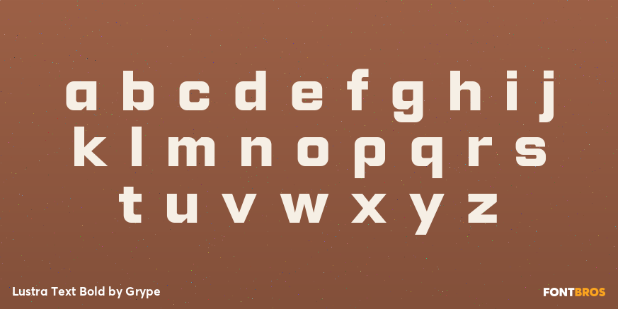 Lustra Text Bold Font Poster #3