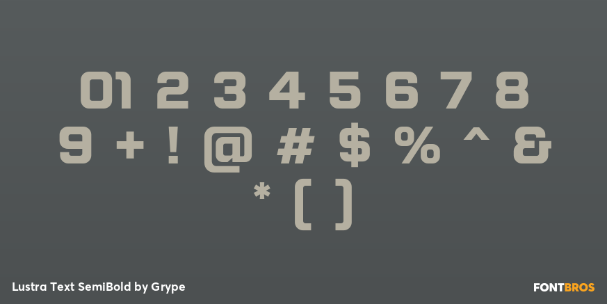 Lustra Text SemiBold Font Poster #1