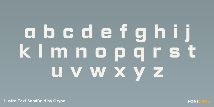 Lustra Text SemiBold Font Poster #3