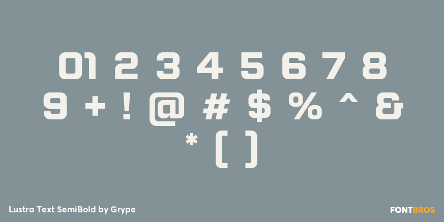 Lustra Text SemiBold Font Poster #4