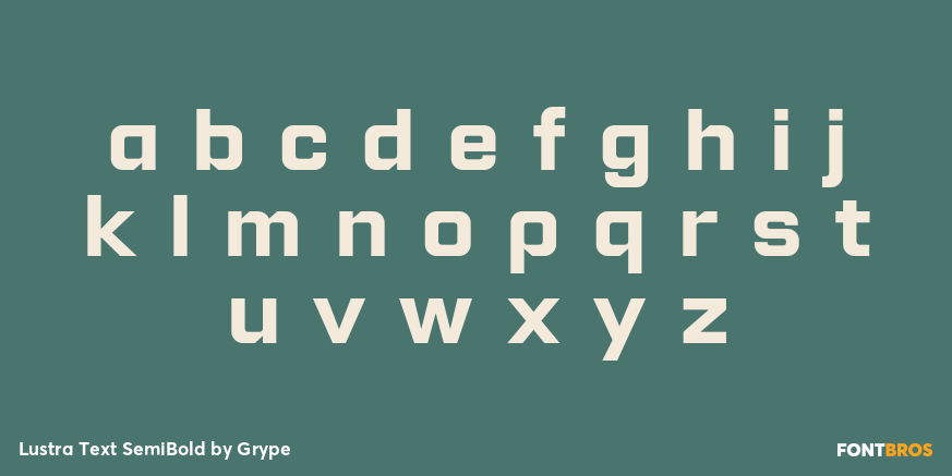 Lustra Text SemiBold Font Poster #1