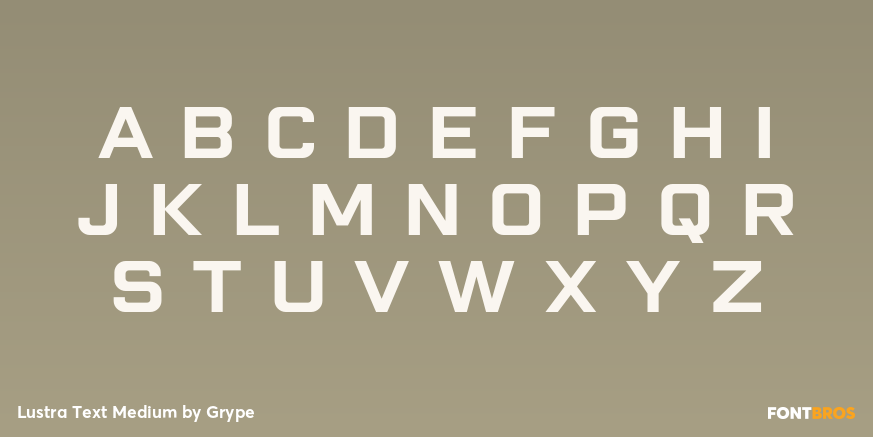 Lustra Text Medium Font Poster #2