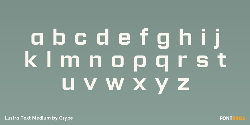 Lustra Text Medium Font Poster #3