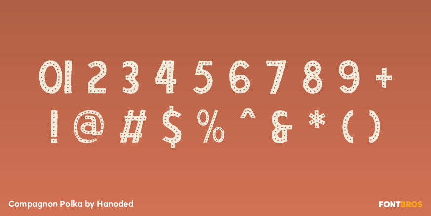Compagnon Polka Font Poster #1