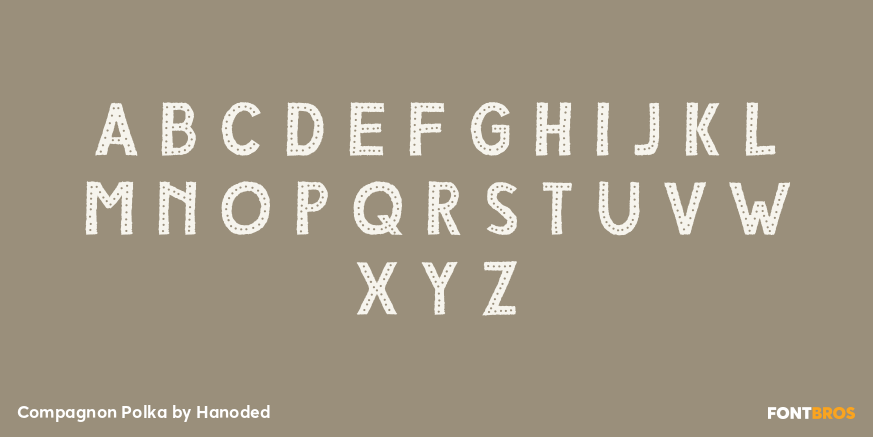 Compagnon Polka Font Poster #1