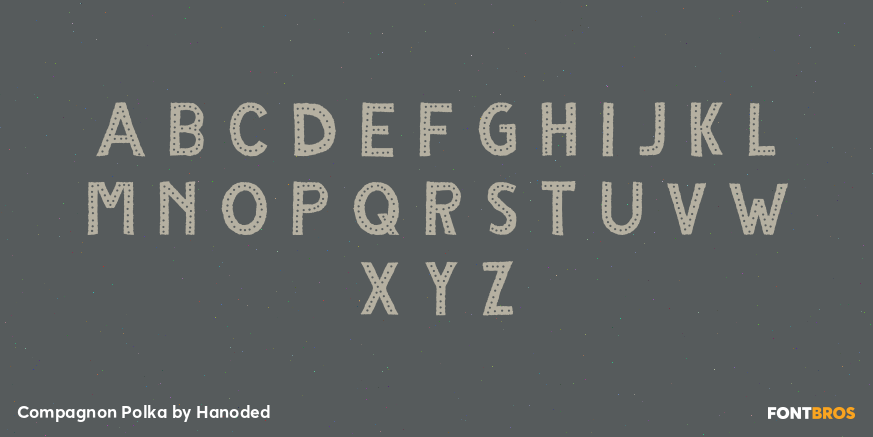 Compagnon Polka Font Poster #1