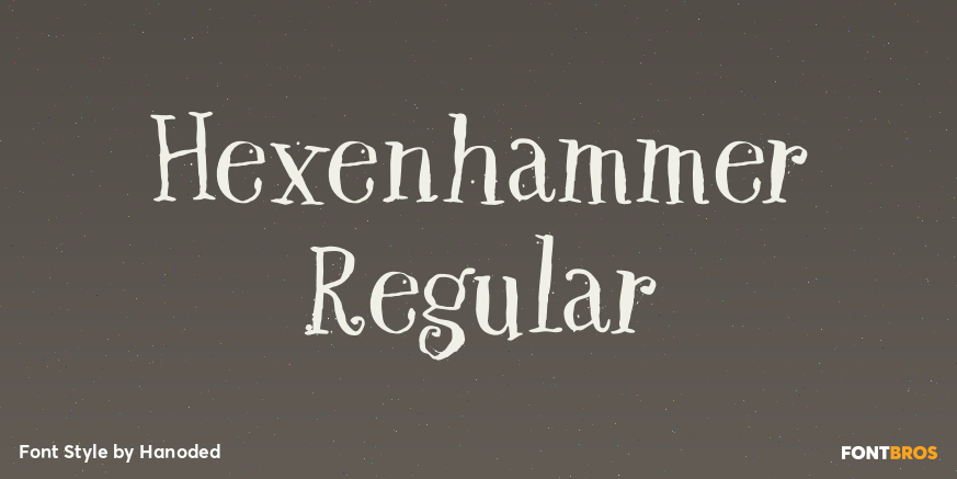 Hexenhammer Regular Poster