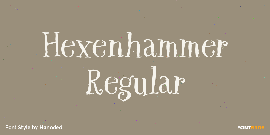 Hexenhammer Regular Poster
