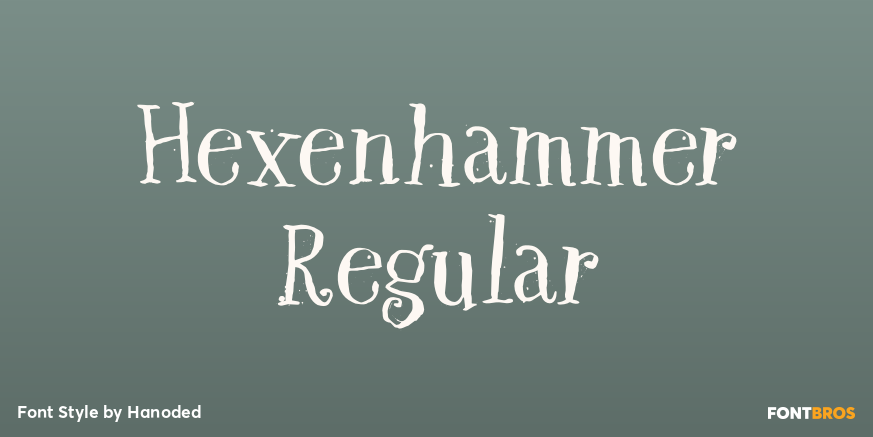 Hexenhammer Regular Poster