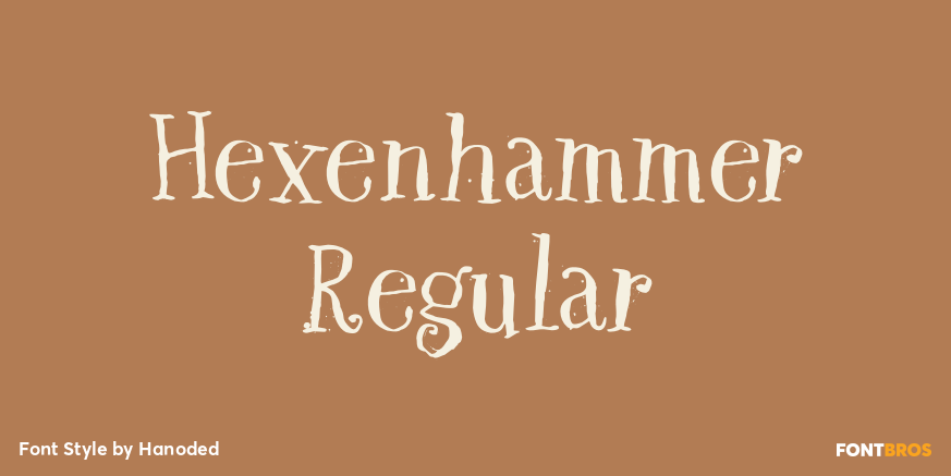 Hexenhammer Regular Poster