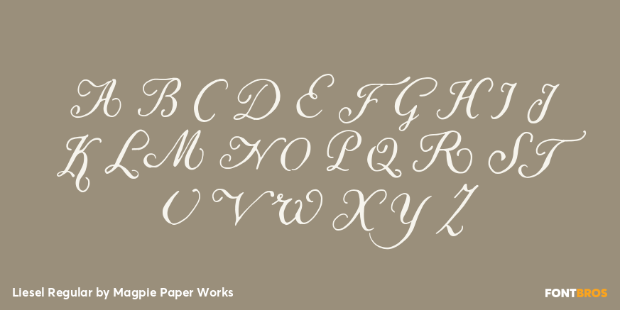 Liesel Regular Font Poster #2