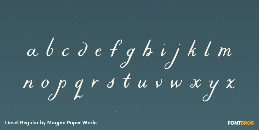 Liesel Regular Font Poster #3